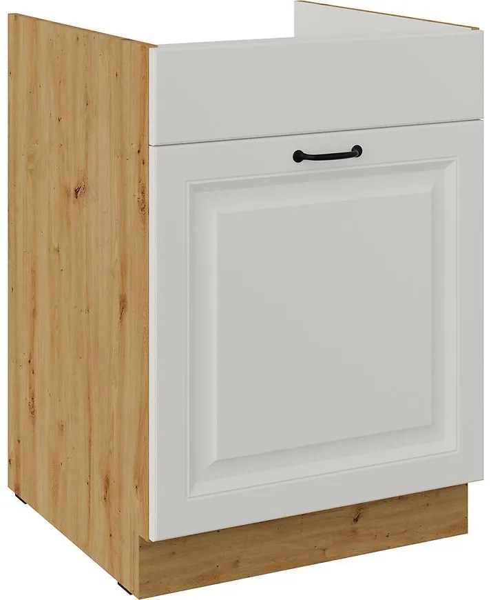 Kuchynská skrinka Stilo biely mat/artisan 60ZL 1S BB