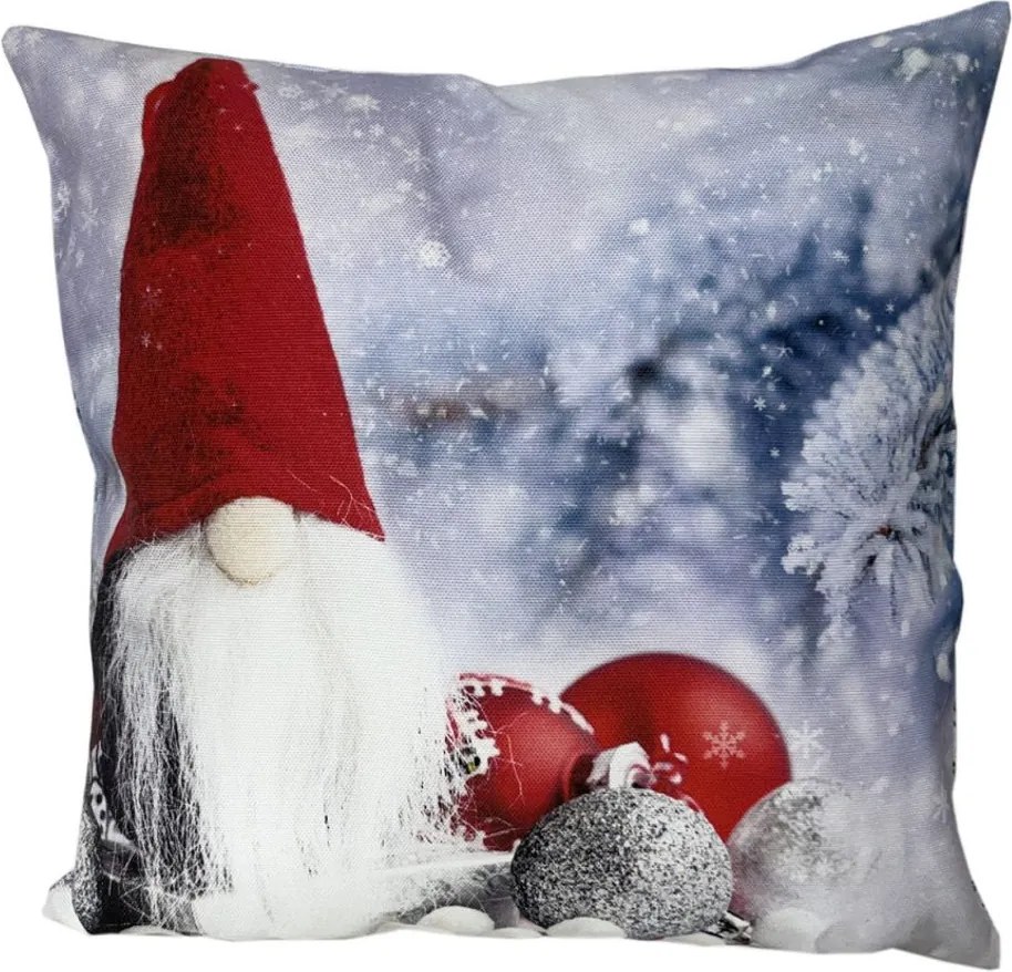 Polášek Vianočný dekoračný poťah na vankúš - Trpaslík | 40 x 40 cm