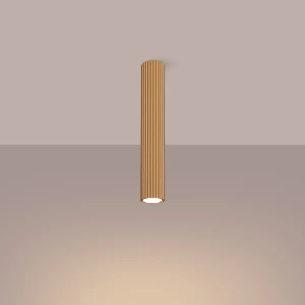 Sollux SL.1552 - Bodové svietidlo KARBON 1xGU10/10W/230V 40 cm zlatá