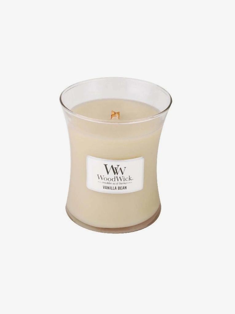 WoodWick vonná sviečka Vanilla Bean stredná váza