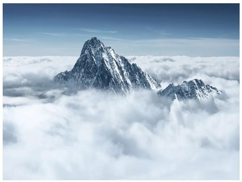 Artgeist Fototapeta - Mountain in the clouds Veľkosť: 196x154, Verzia: Samolepiaca