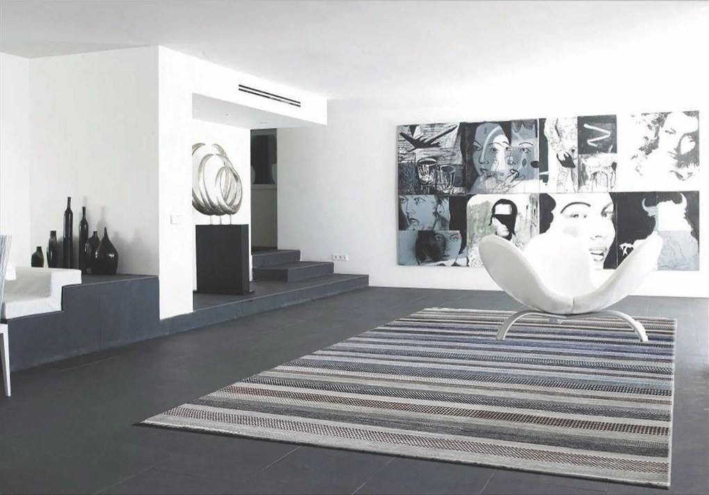 Diamond Carpets India, Ručne viazaný kusový koberec Diamond DC-MCK blue multi, 275x365, modrá, chodba / predsieň