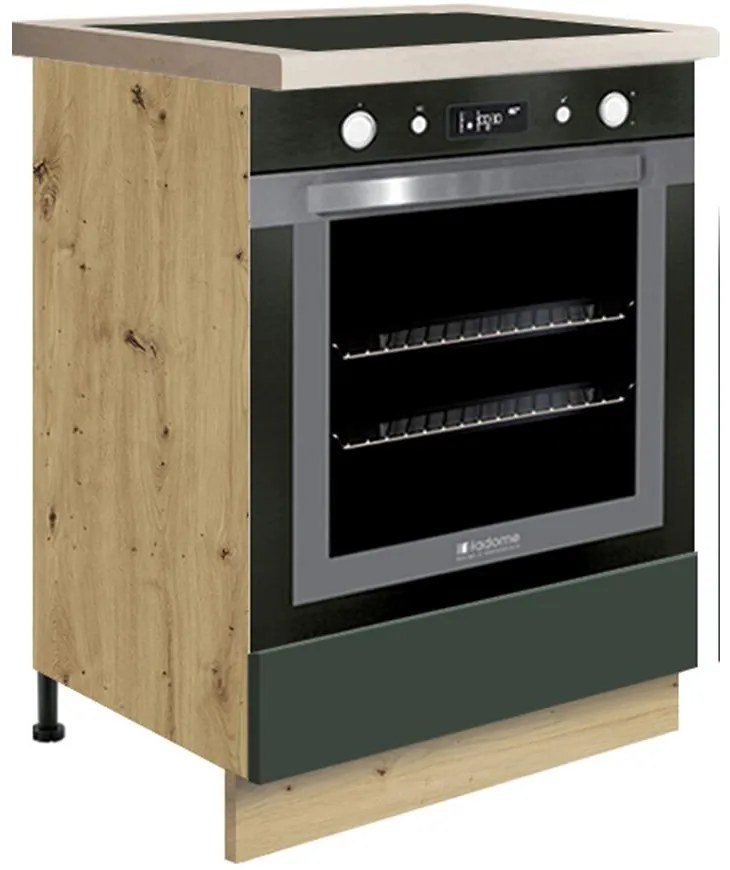 Skrinka do kuchyne Glamour17d Green