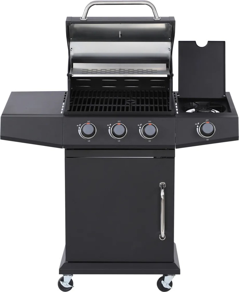 CH Plynový gril 3-horákový s bočným horákom 10,3 kW