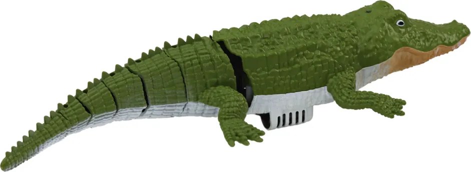 LEAN Toys Diaľkovo ovládaný plávajúci krokodíl do vody