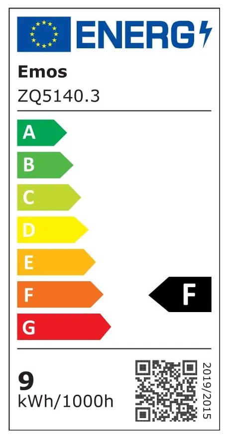 Súprava 3 LED žiaroviek EMOS Classic A60 Warm White, 8,5W E27