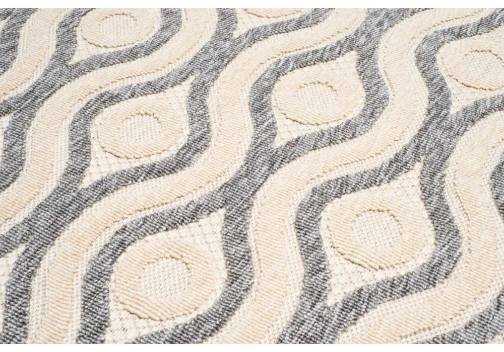 Kusový koberec Virginie sivo krémový 80x200cm