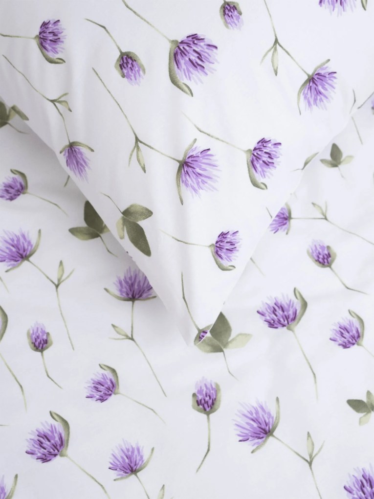 Bavlnená obliečka na vankúš Renforcé 70 × 90 cm - Ďatelina