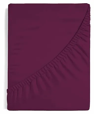 Napínacie prestieradlo na posteľ - Purple Jersey 180/200/25