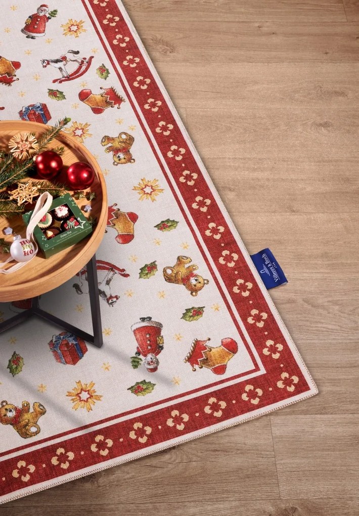 Kusový koberec Villeroy & Boch Toy's delight s potlačou 106192 Red, Multicolor, 160x230, červená, obývacia izba, Villeroy & Boch