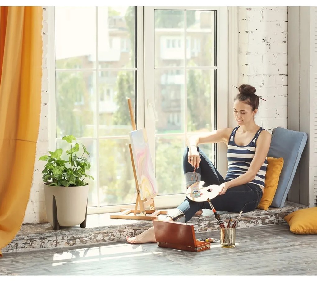 Kvetináč MOSS ECO II 30 cm čierny