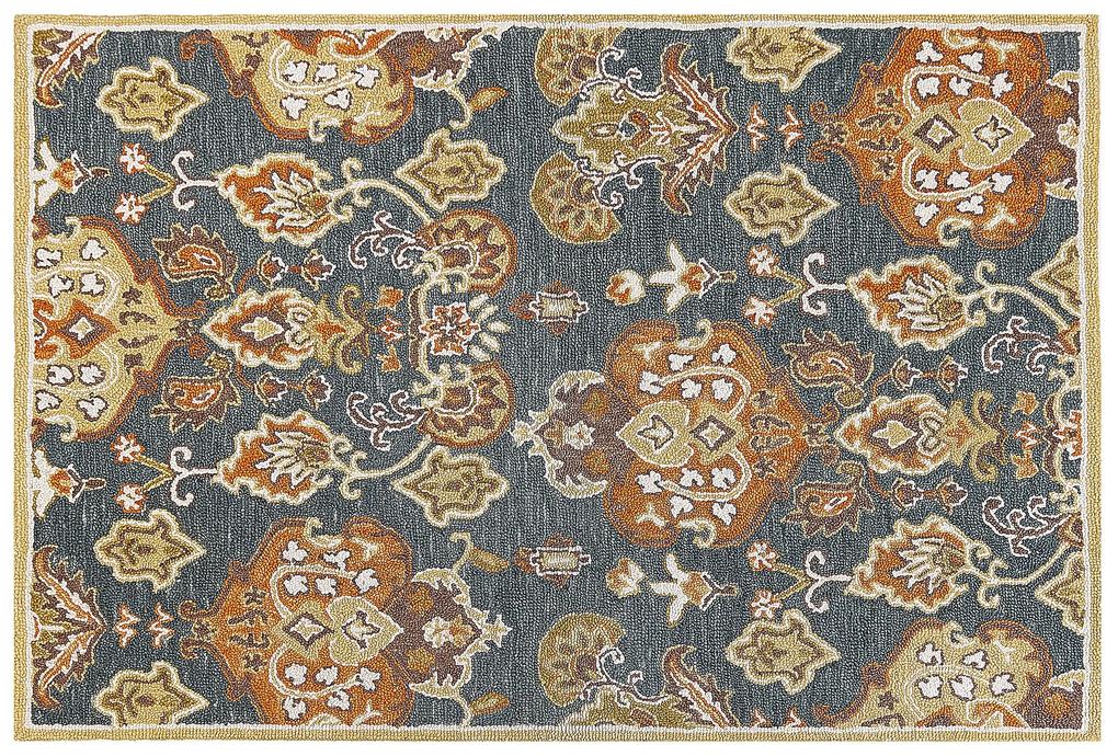 Vlnený koberec 140 x 200 cm viacfarebný UMURLU Beliani