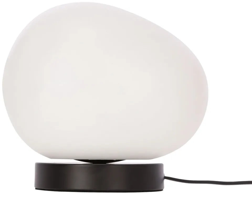 Čierno-biela stolová lampa (výška 19 cm) Stones – Candellux Lighting