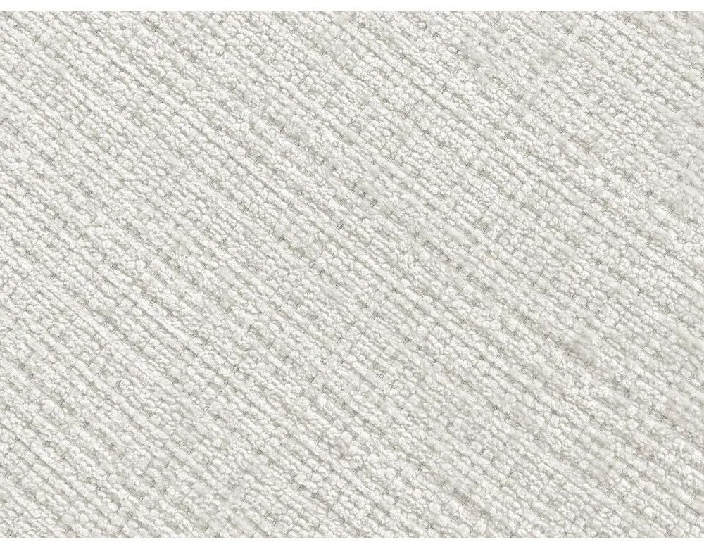 Biela ženilková rohová pohovka (pravý roh/s leňoškou) Leonore – Bobochic Paris