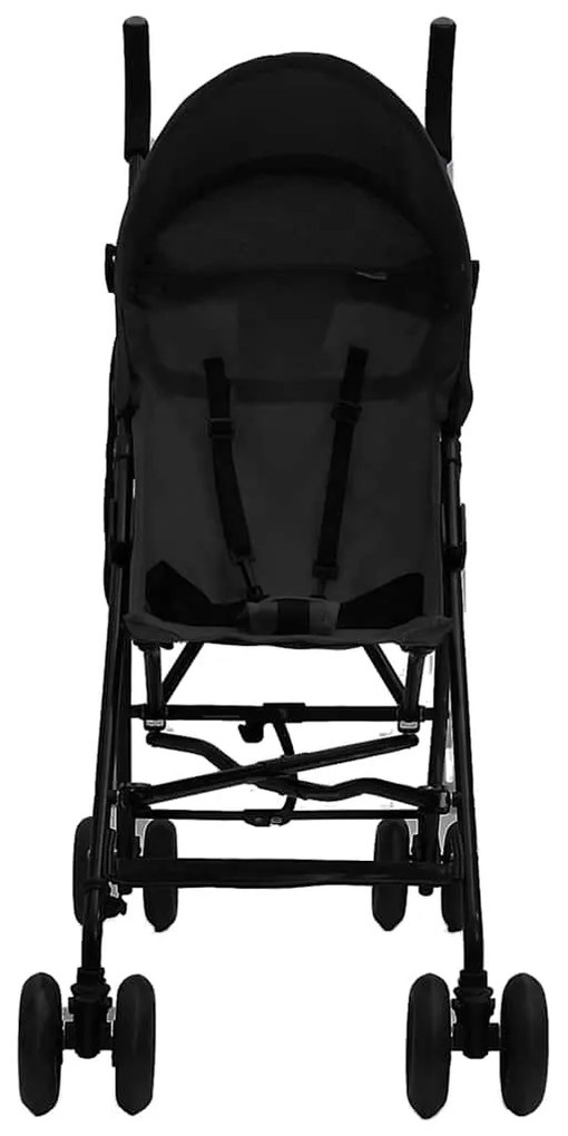 Detská kárička antracitová a čierna oceľ