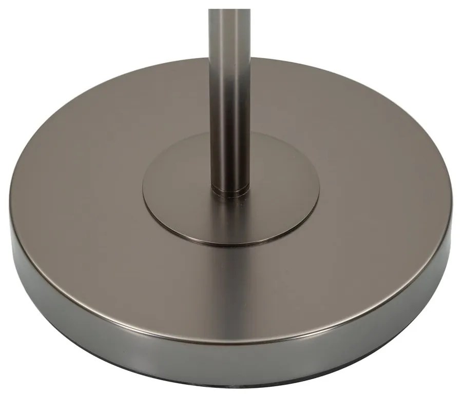 Sivá stojacia lampa s textilným tienidlom (výška 163 cm) Bright – Mauro Ferretti