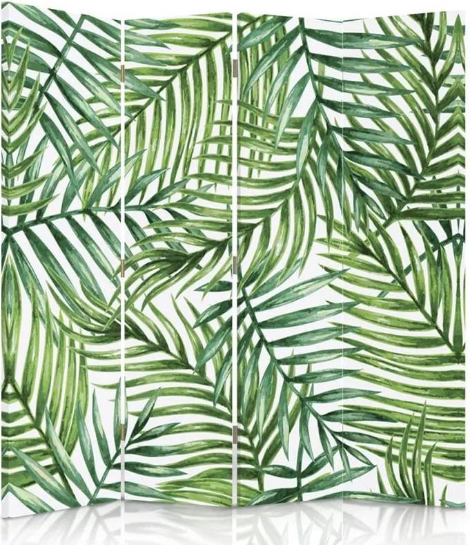 CARO Paraván - Composition Of Twigs | štvordielny | obojstranný 145x150 cm