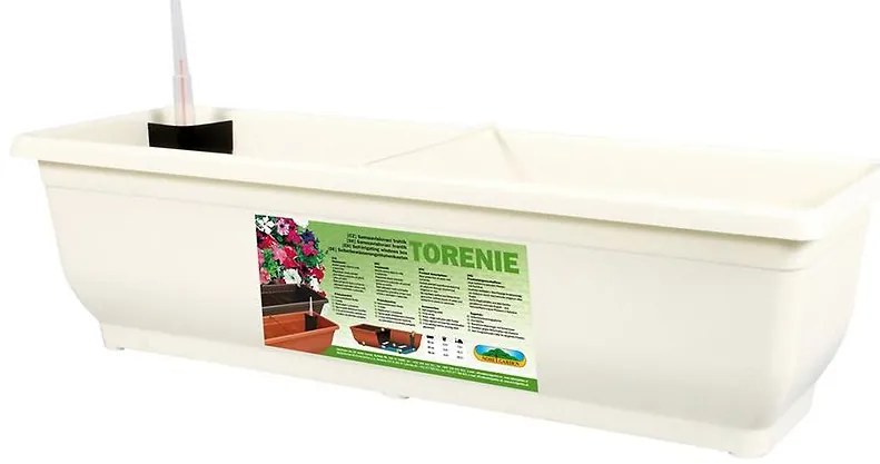 Kvetináč samozavlažovací Torenie 60 cm/béžový