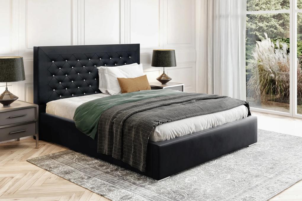 PROXIMA.store - Luxusná čalúnená posteľ VENEZIA II ROZMER: Pre matrac 160 x 200 cm