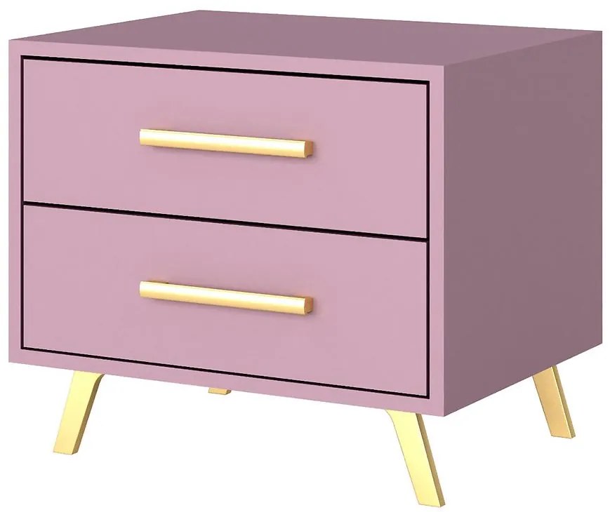 Nočný stolík Bali 2 slivka