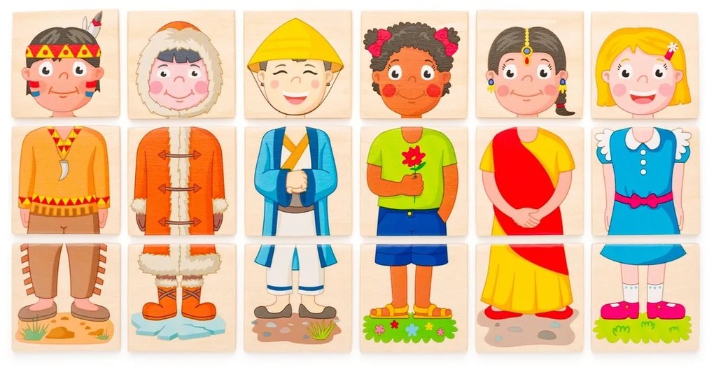 Woody Puzzle Ľudia a povolanie