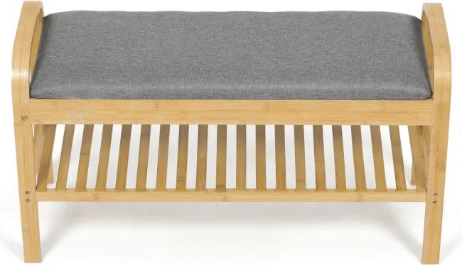 Bambusový botník prírodný DR-N1016 GREY2