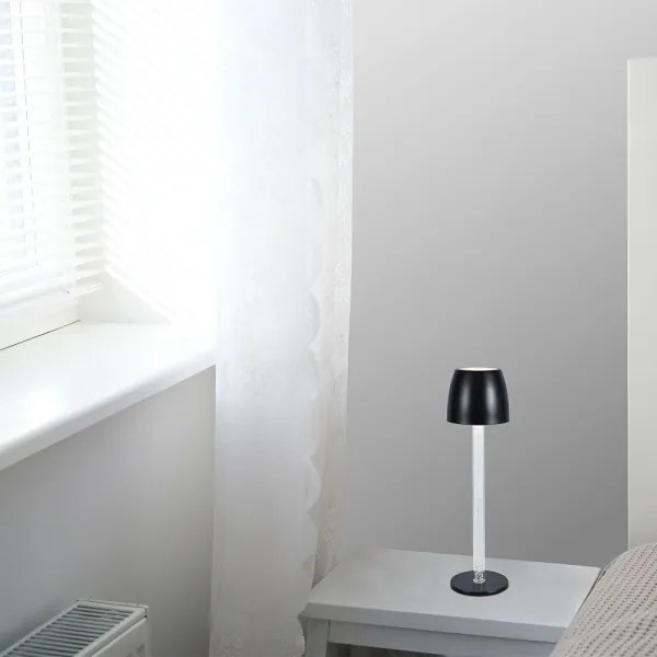 LED Stmievateľná nabíjacia stolná lampa LED/3W/5V 3000K biela