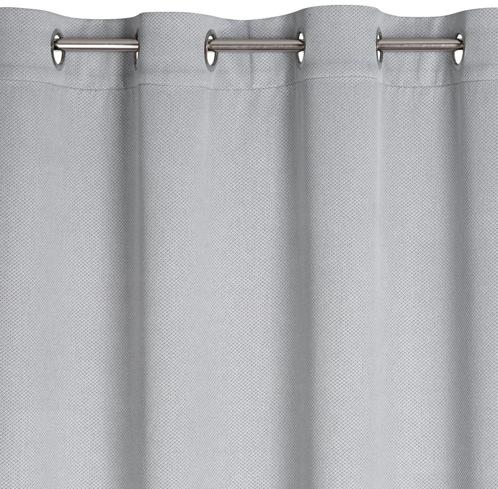 ZATEMŇOVACÍ ZÁVES NA KRÚŽKOCH AMARO 135X250 CM STRIEBORNÁ