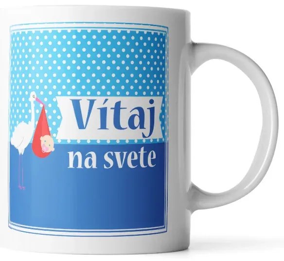 Sablio Hrnček Vitaj na svete - 890 ml - XXL