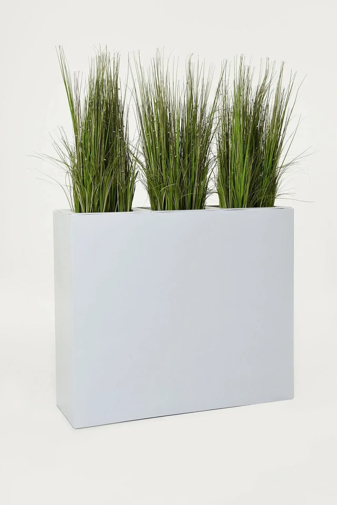 Kvetináč ELEMENTO, sklolaminát, šírka 88 cm, biely mat