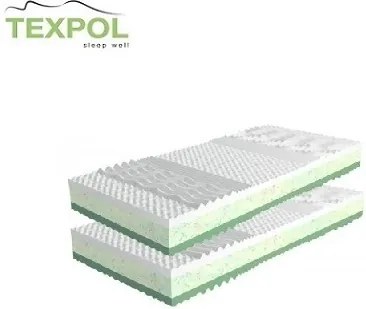 TEXPOL Kvalitný penový matrac ODYSEA 1+1 Veľkosť: 200 x 100 cm, Materiál: Trimtex