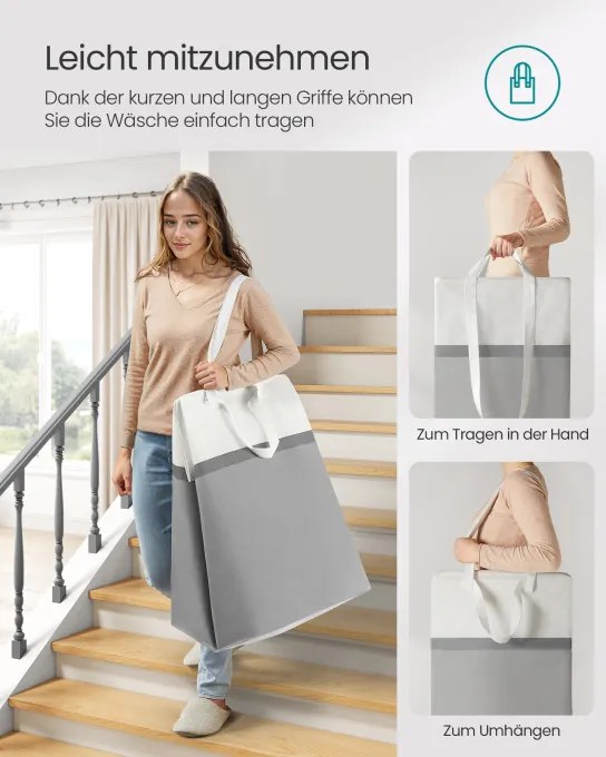 Set dvoch košov na bielizeň 2x110L LCB210G02