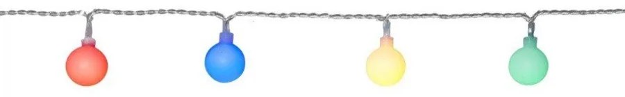 Svetelná reťaz Star Trading Partylights Berry Multi, dĺžka 7,35 m