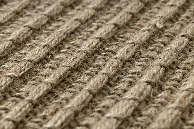 Koberec JUTE 3651 so strapcami, tmavobéžový