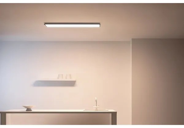 WiZ - LED Stmievateľný panel SUPERSLIM LED/36W/230V 2700-6500K Wi-Fi čierna