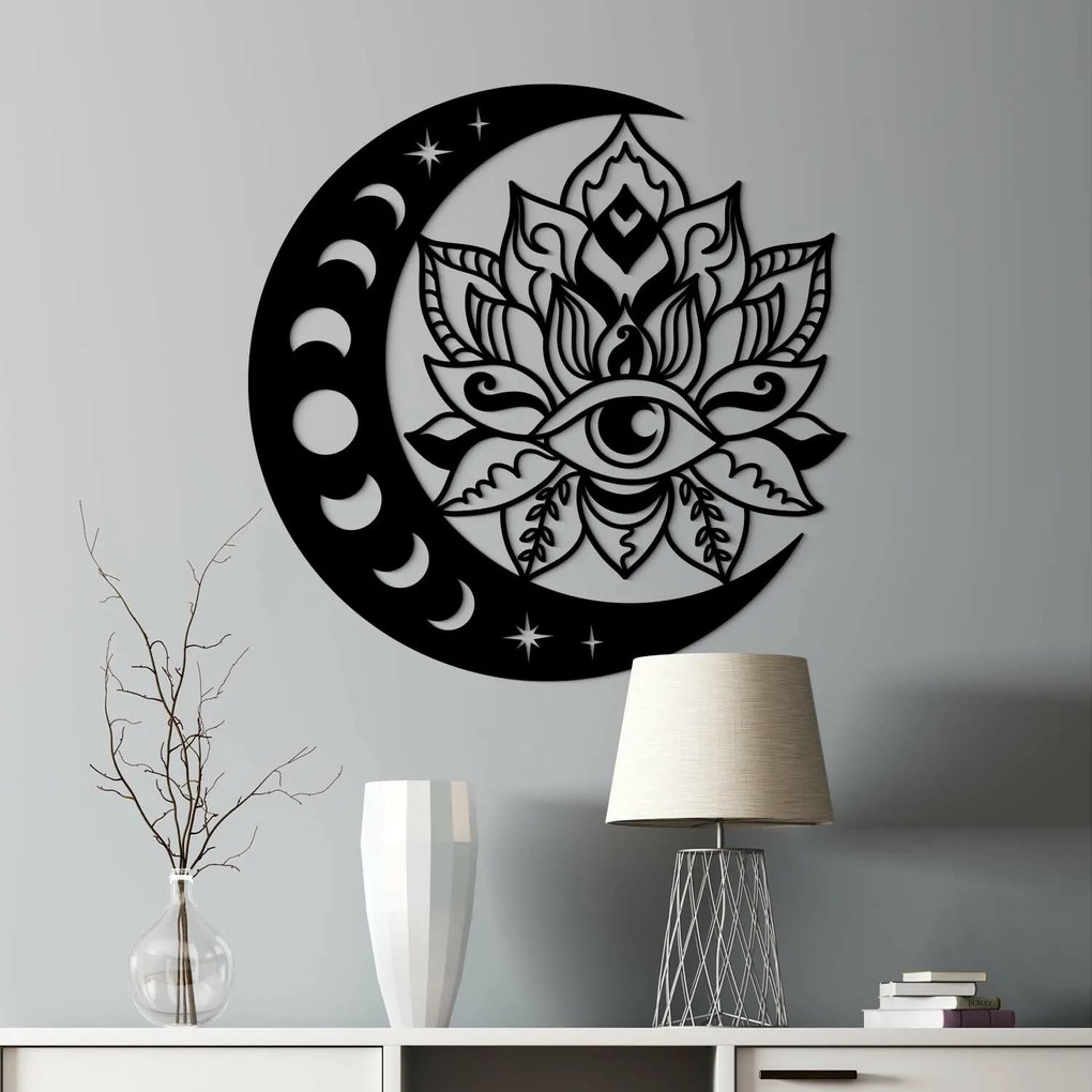 DUBLEZ | Originálny drevený obraz - Mesačné oko