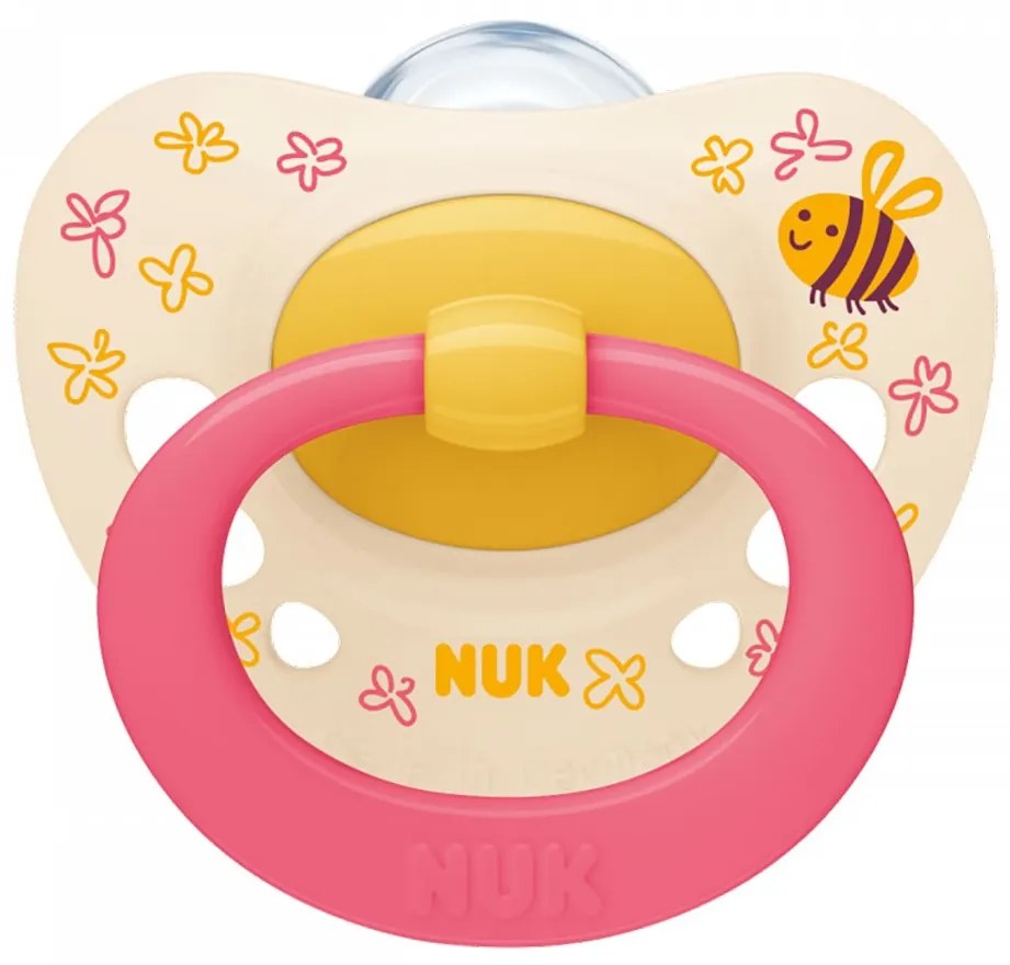 Dojčenský cumlík NUK Signature 6-18 m pink, vel. 6-18 m