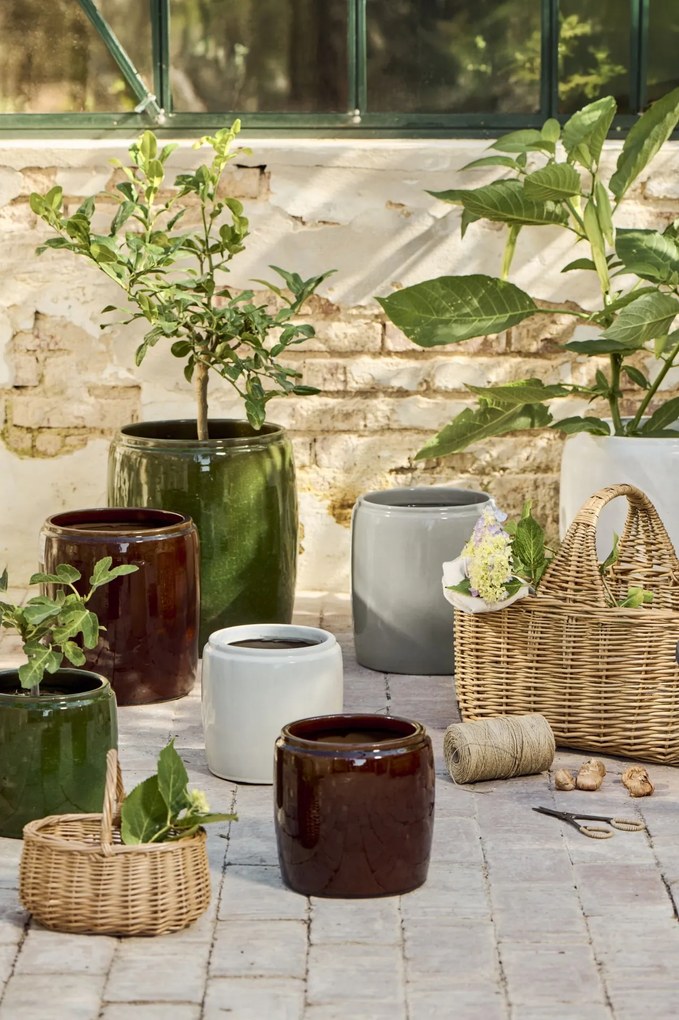 Ib Laursen Keramický obal na květiny Saigon White L