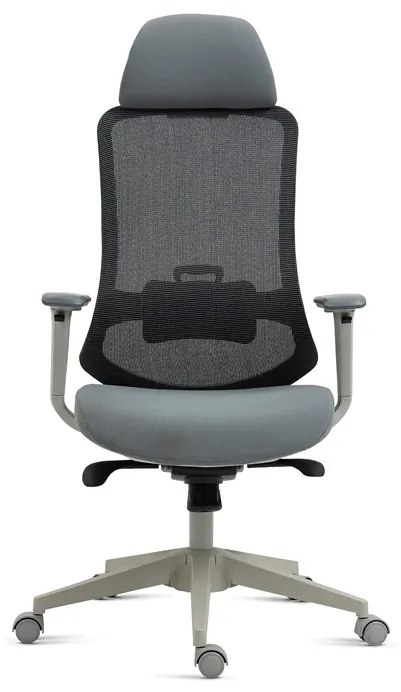 Autronic BONTEC Kancelárska stolička, synchrónny mechanizmus, sivá sieťovina, KA-V321 GREY Farba: Šedá