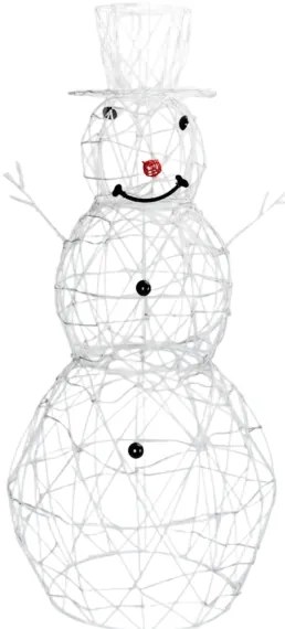 Aigostar - LED vonkajšia vianočná dekorácia 3,6 W/31/230 V 6500 K 120 cm IP44 snehuliak