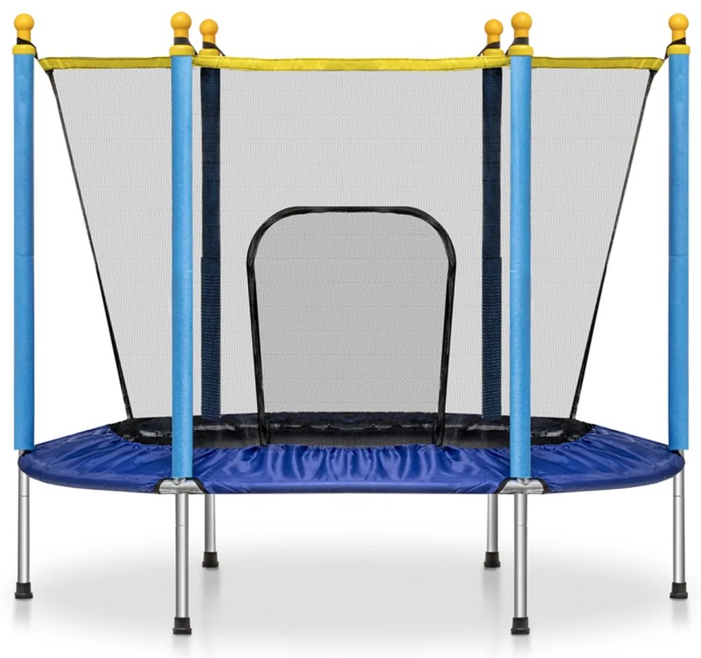 Modrá záhradná tralína MESH 140 cm s ochrannou sieťou