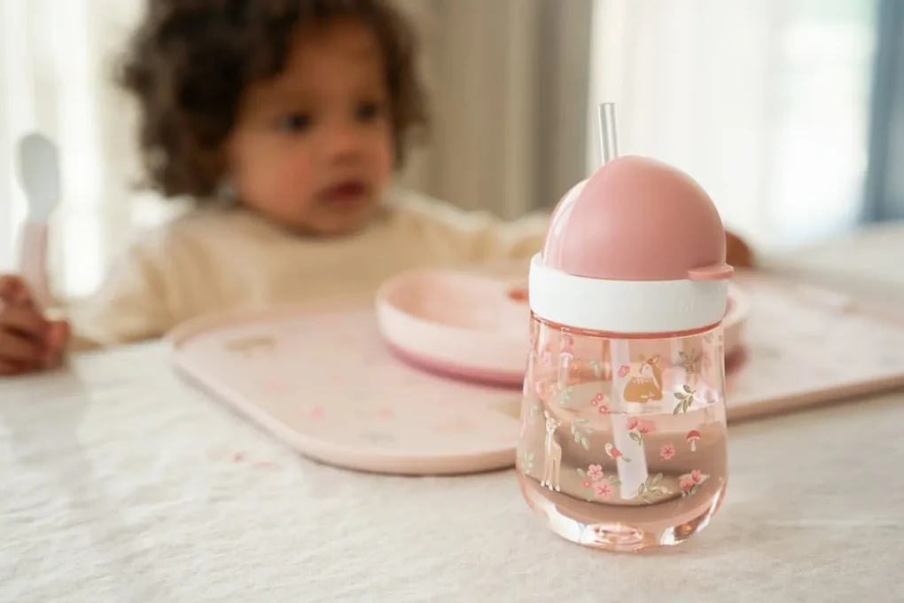 Hrnček so slamkou 300 ml 9m+ Fairy Garden