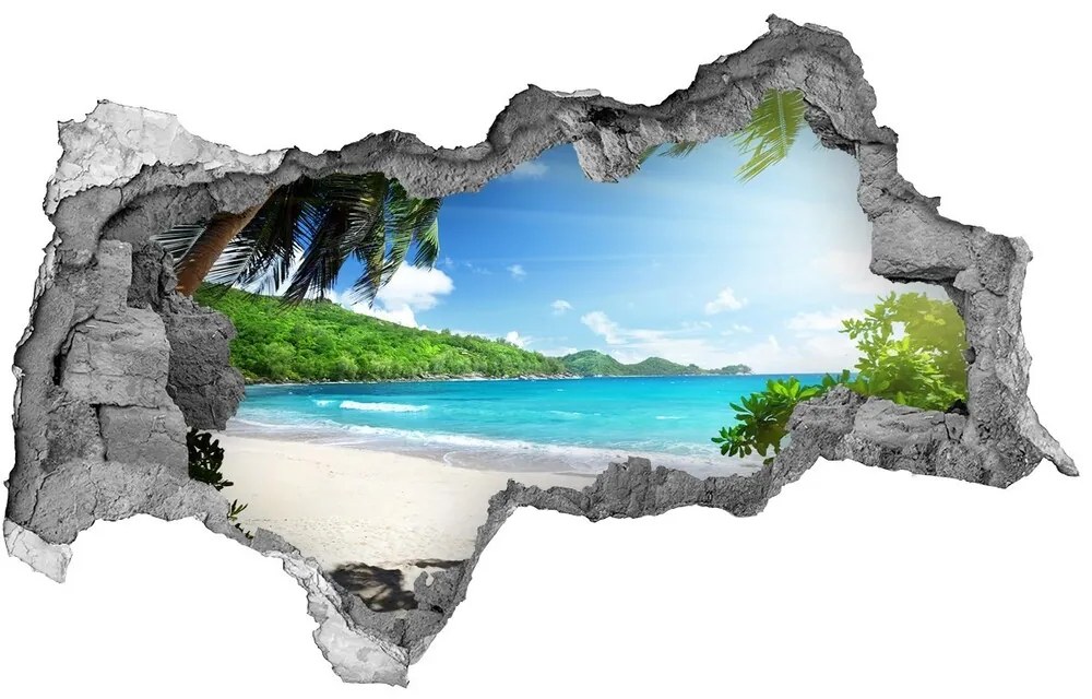 Nálepka fototapeta 3D na stenu Seychelles beach nd-b-61788906