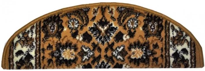 Nášľapy na schody Practica béžový polkruh, samolepiaci - 24x65 polkruh (rozmer vrátane ohybu) Sintelon