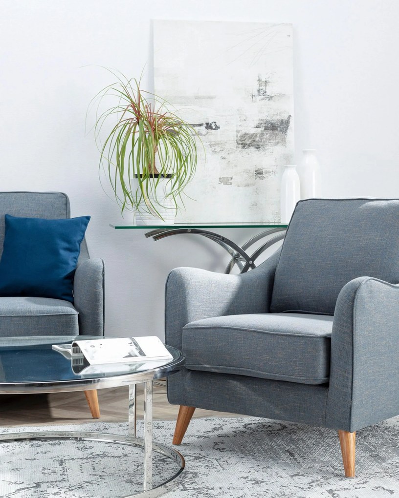 Kreslo Venuste denim blue/brown