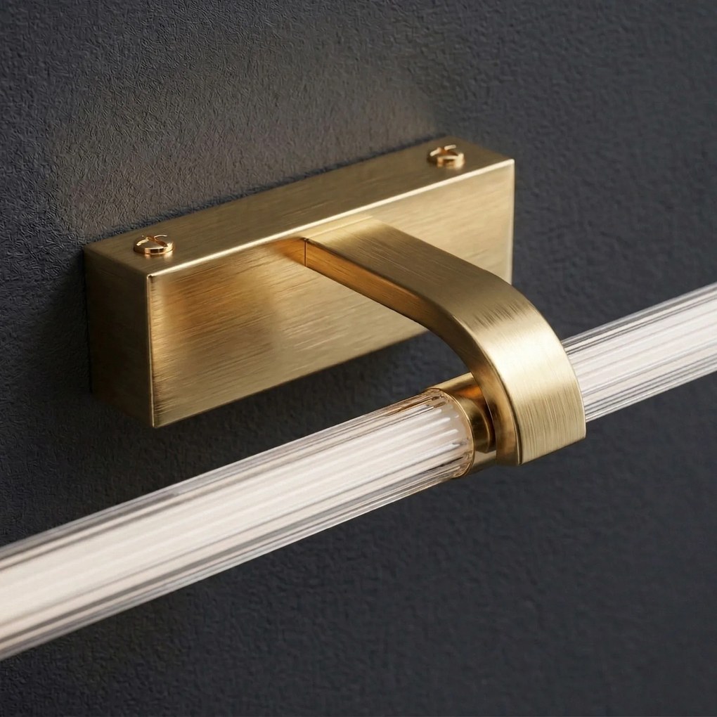 Toolight Toolight, LED nástenné svietidlo 60cm, 13W, 4000K, 1000lm, APP1886-1W, zlatá matná, OSW-66041