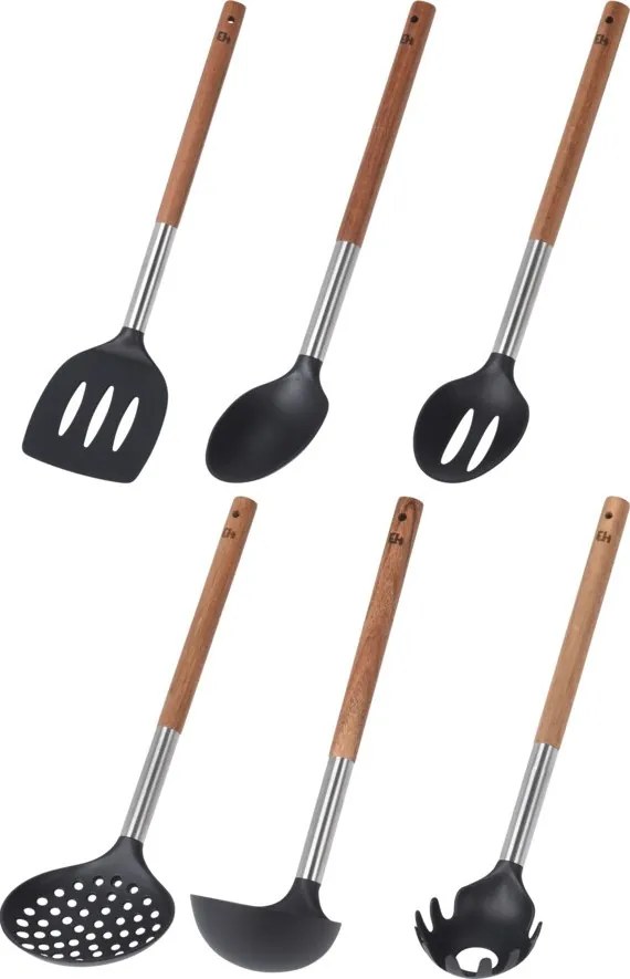 Kuchynské náčinie v stojane, 7 ks, Excellent Houseware