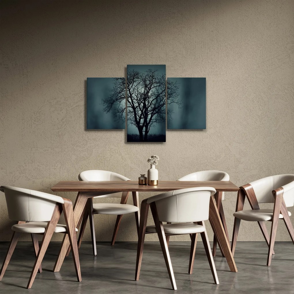 Obraz stromov pri zatmení (90x60 cm)