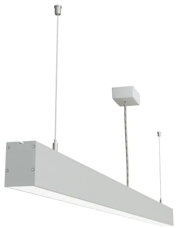 APLED - LED Luster na lanku LOOK LED/58W/230V 4000K 150 cm strieborná