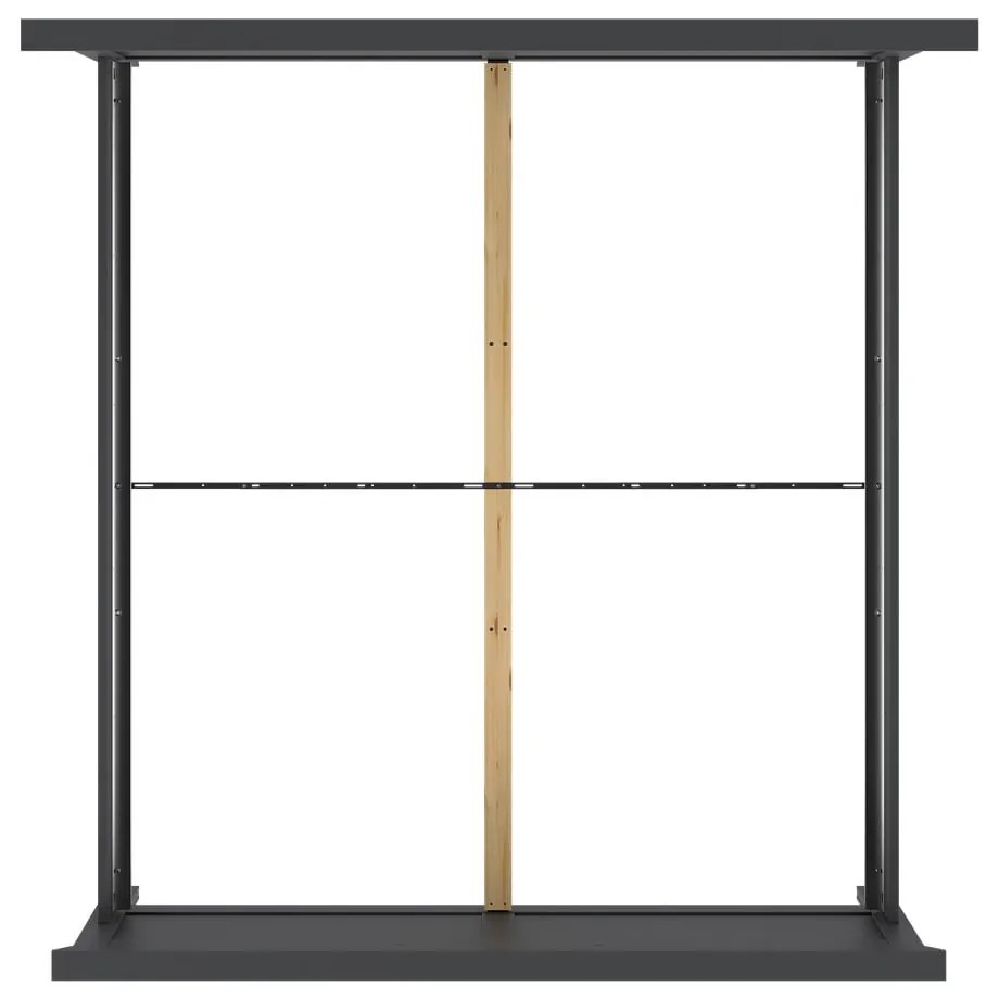 Sivá dvojlôžková posteľ 160x200 cm Paris – Tvilum
